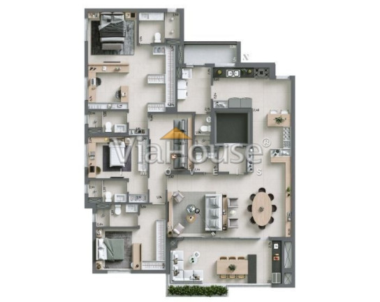 Imagem Apartamento com 3 Quartos à Venda, 151 m² em Jardim Olhos Dagua - Ribeirão Preto Imagem Apartamento com 3 Quartos à Venda, 151 m² em Jardim Olhos Dagua - Ribeirão Preto