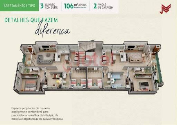 Imagem Apartamento com 3 Quartos à Venda, 106 m² em Iguaçu - Ipatinga Imagem Apartamento com 3 Quartos à Venda, 106 m² em Iguaçu - Ipatinga
