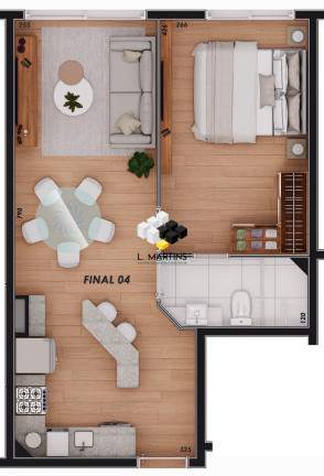 Imagem Apartamento com 1 Quarto à Venda, 48 m² em Centro - Canela Imagem Apartamento com 1 Quarto à Venda, 48 m² em Centro - Canela