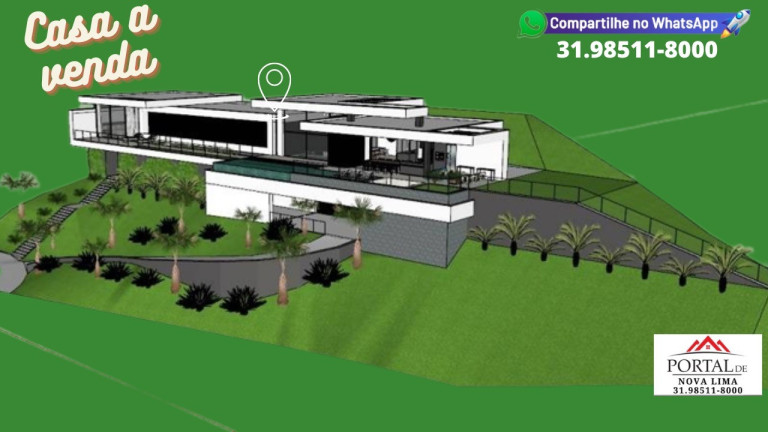 Imagem Casa com 4 Quartos à Venda, 580 m² em Quintas Do Sol - Nova Lima