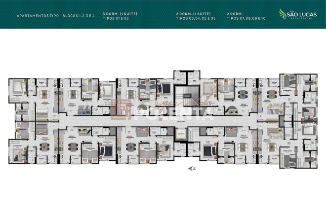 Imagem Apartamento com 2 Quartos à Venda, 52 m² em Ceará - Criciúma