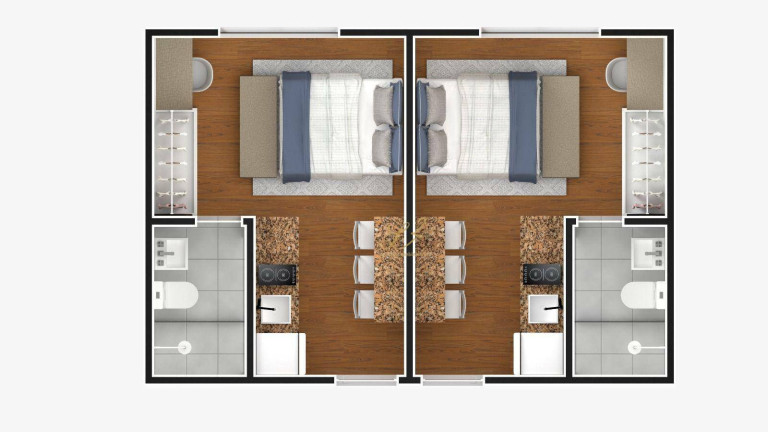 Imagem Studio com 1 Quarto à Venda, 17 m² em Guaíra - Curitiba Imagem Studio com 1 Quarto à Venda, 17 m² em Guaíra - Curitiba