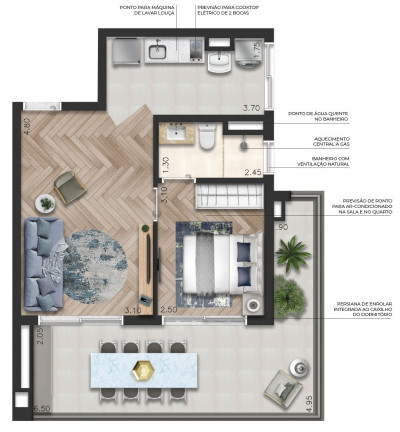 Imagem Apartamento com 1 Quarto à Venda, 37 m² em Perdizes - São Paulo