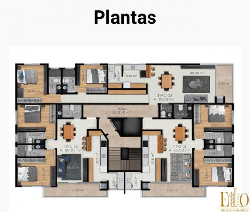 Imagem Apartamento com 2 Quartos à Venda, 100 m² em Praia Brava De Itajaí - Itajaí Imagem Apartamento com 2 Quartos à Venda, 100 m² em Praia Brava De Itajaí - Itajaí