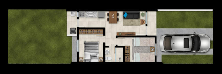 Imagem Casa de Condomínio com 1 Quarto à Venda, 33 m² em Morada Do Vale Ii - Gravataí Imagem Casa de Condomínio com 1 Quarto à Venda, 33 m² em Morada Do Vale Ii - Gravataí
