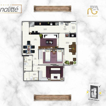 Imagem Apartamento com 3 Quartos à Venda, 106 m² em Aviação - Praia Grande Imagem Apartamento com 3 Quartos à Venda, 106 m² em Aviação - Praia Grande