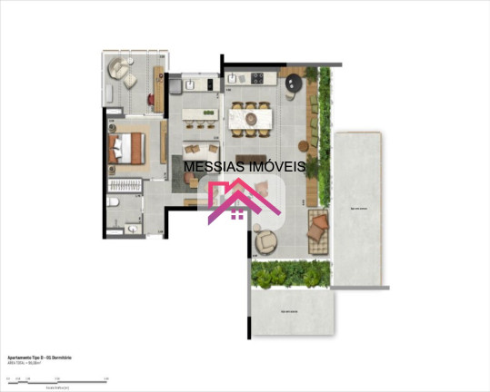 Imagem Imóvel com 2 Quartos à Venda, 67 m² em Pinheiros - São Paulo