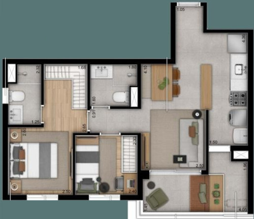 Imagem Apartamento com 1 Quarto à Venda, 41 m² em Moema - São Paulo Imagem Apartamento com 1 Quarto à Venda, 41 m² em Moema - São Paulo