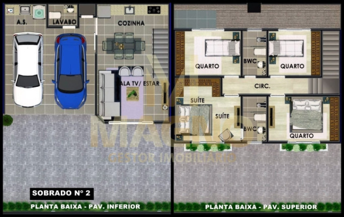Imagem Sobrado com 4 Quartos à Venda, 125 m² em Coqueiral - Cascavel