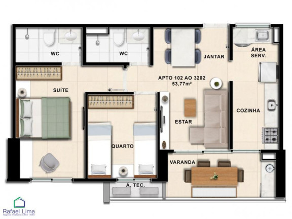 Apartamento à Venda,  em Caxangá - Recife