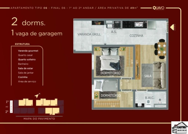 Imagem Apartamento com 2 Quartos à Venda, 45 m² em Vila Fernandes - São Paulo Imagem Apartamento com 2 Quartos à Venda, 45 m² em Vila Fernandes - São Paulo