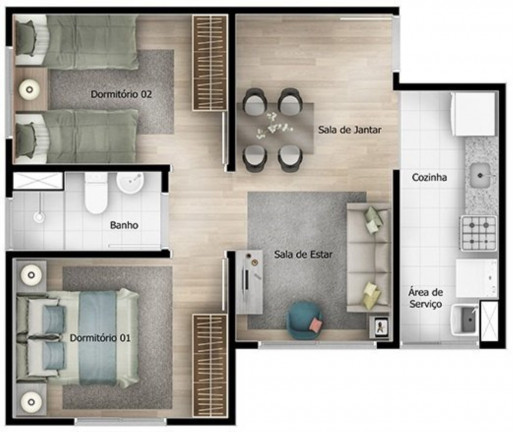Imagem Imóvel com 1 Quarto à Venda, 42 m² em Jardim São Savério - São Paulo Imagem Imóvel com 1 Quarto à Venda, 42 m² em Jardim São Savério - São Paulo