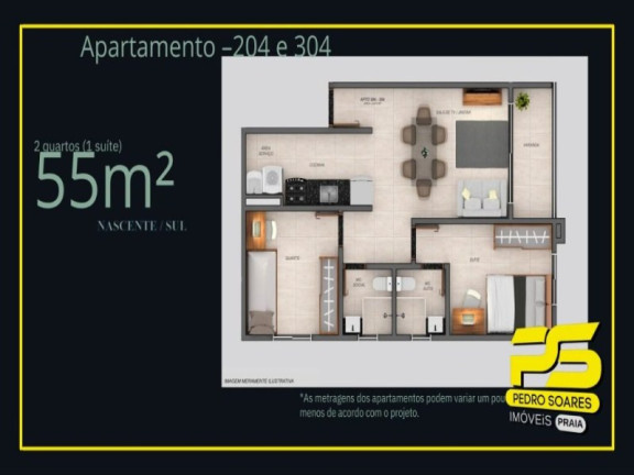 Imagem Apartamento com 2 Quartos à Venda, 54 m² em Aeroclube - João Pessoa Imagem Apartamento com 2 Quartos à Venda, 54 m² em Aeroclube - João Pessoa