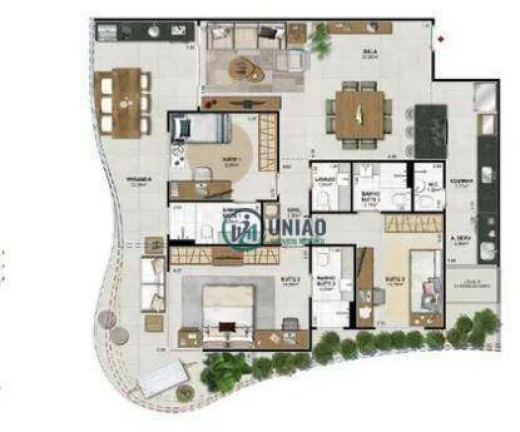 Imagem Apartamento com 3 Quartos à Venda, 130 m² em Piratininga - Niterói Imagem Apartamento com 3 Quartos à Venda, 130 m² em Piratininga - Niterói