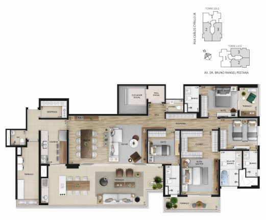 Imagem Apartamento com 4 Quartos à Venda, 230 m² em Jardim Guedala - São Paulo Imagem Apartamento com 4 Quartos à Venda, 230 m² em Jardim Guedala - São Paulo