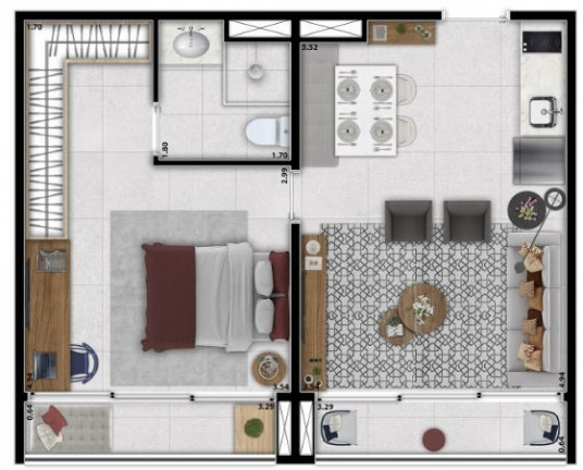 Imagem Imóvel com 1 Quarto à Venda, 22 m² em Vila Mariana - São Paulo Imagem Imóvel com 1 Quarto à Venda, 22 m² em Vila Mariana - São Paulo