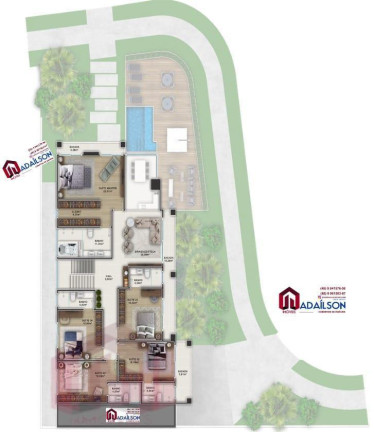 Imagem Imóvel com 5 Quartos à Venda, 454 m²
