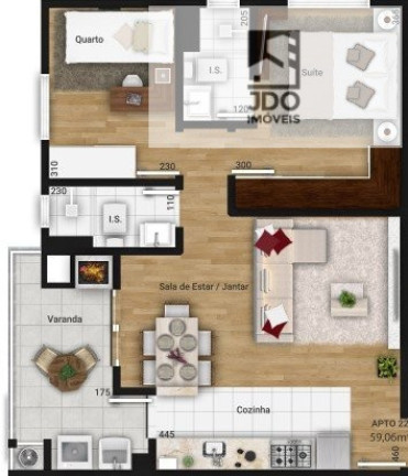 Imagem Apartamento com 2 Quartos à Venda, 59 m² em Tingui - Curitiba