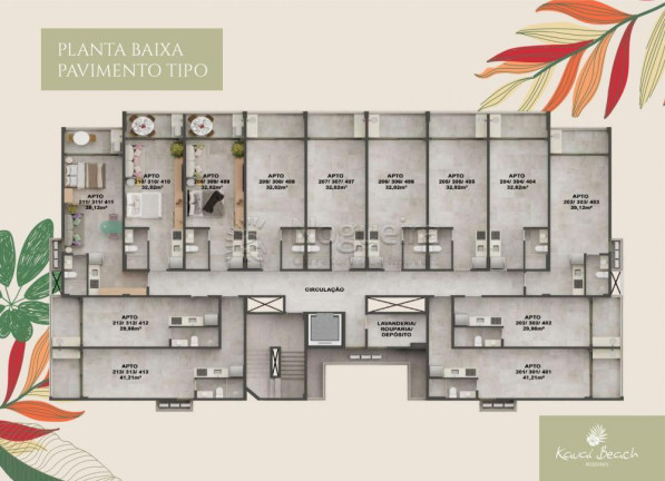 Imagem Flat com 1 Quarto à Venda, 32 m² em Centro - Tamandaré Imagem Flat com 1 Quarto à Venda, 32 m² em Centro - Tamandaré