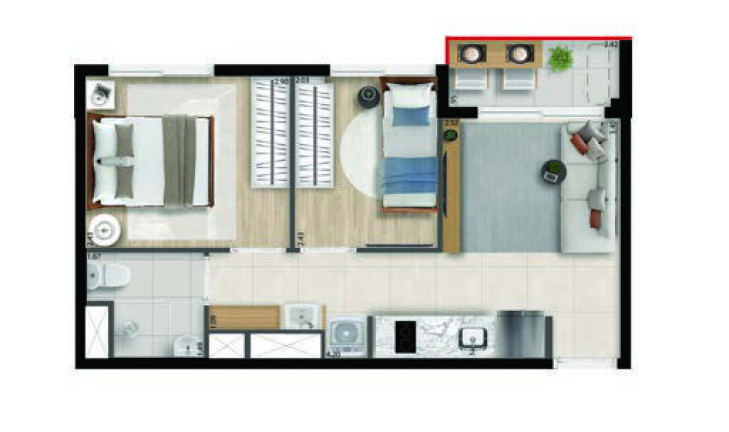 Imagem Apartamento com 2 Quartos à Venda, 36 m² em Perdizes - São Paulo Imagem Apartamento com 2 Quartos à Venda, 36 m² em Perdizes - São Paulo