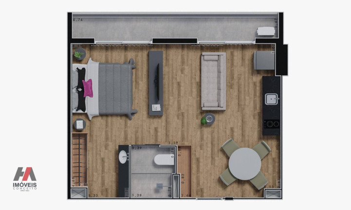 Imagem Studio com 1 Quarto à Venda, 21 m² em Praia De Iracema - Fortaleza Imagem Studio com 1 Quarto à Venda, 21 m² em Praia De Iracema - Fortaleza