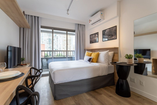 Imagem Apartamento com 1 Quarto para Alugar, 28 m² em Consolação - São Paulo