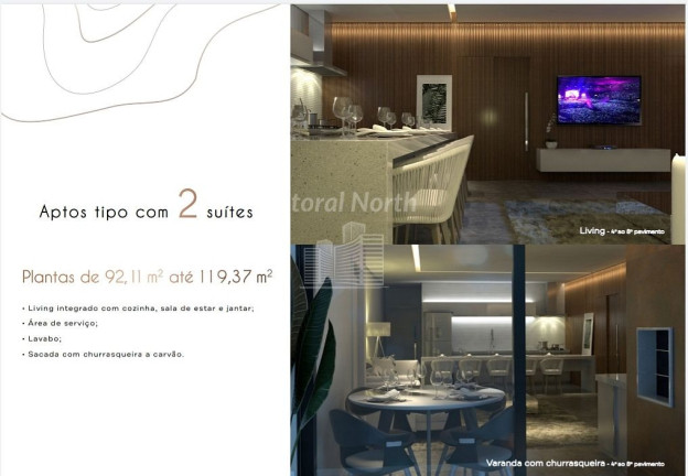 Imagem Apartamento com 2 Quartos à Venda, 109 m² em Praia Brava - Itajaí