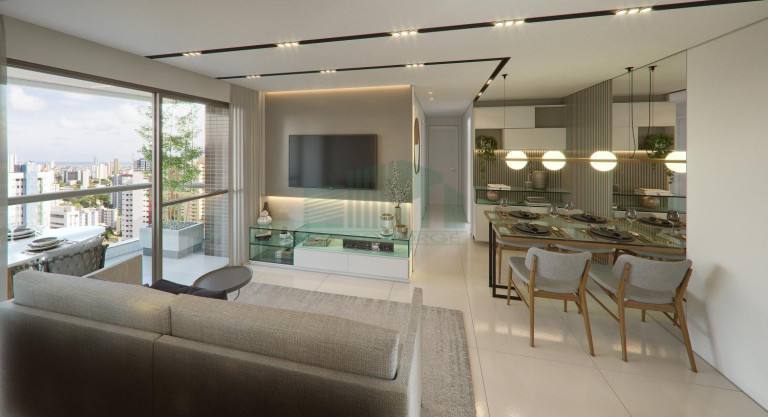Apartamento com 2 Quartos à Venda, 53 m² em Graças - Recife