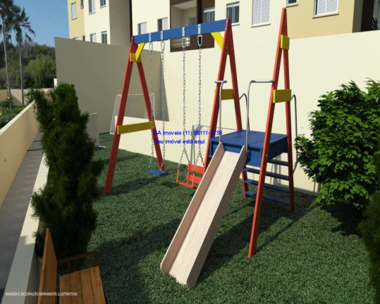 Imagem Apartamento com 2 Quartos à Venda, 61 m² em Jardim Salete - Taboão Da Serra