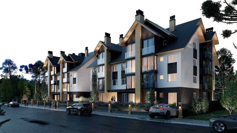 Imagem Imóvel com 2 Quartos à Venda, 67 m² em Carniel - Gramado Imagem Imóvel com 2 Quartos à Venda, 67 m² em Carniel - Gramado