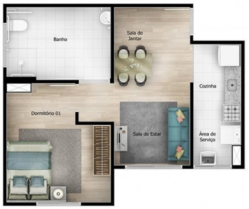 Imagem Imóvel com 2 Quartos à Venda, 42 m² em Jardim São Savério - São Paulo Imagem Imóvel com 2 Quartos à Venda, 42 m² em Jardim São Savério - São Paulo