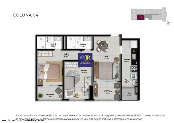 Imagem Imóvel com 2 Quartos à Venda, 59 m² em Jockei De Itaparica - Vila Velha