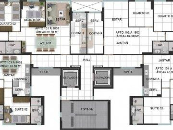 Imagem Apartamento com 3 Quartos à Venda, 62 m² em Casa Amarela - Recife Imagem Apartamento com 3 Quartos à Venda, 62 m² em Casa Amarela - Recife