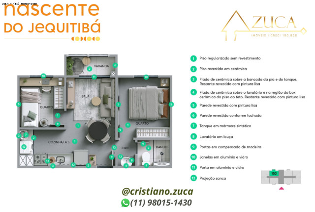 Imagem Apartamento com 2 Quartos à Venda,  em Jardim Cidade Pirituba - São Paulo
