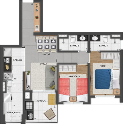 Imagem Imóvel com 2 Quartos à Venda, 67 m² em Perdizes - São Paulo Imagem Imóvel com 2 Quartos à Venda, 67 m² em Perdizes - São Paulo
