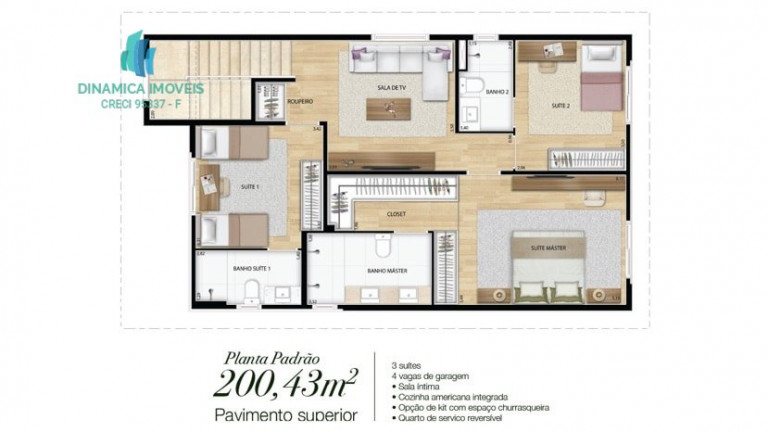 Imagem Casa com 4 Quartos à Venda, 200 m² em Sousas - Campinas Imagem Casa com 4 Quartos à Venda, 200 m² em Sousas - Campinas