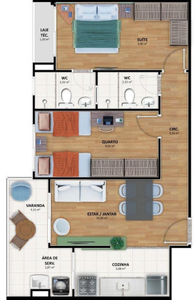 Imagem Apartamento com 3 Quartos à Venda, 63 m² em Piatã - Salvador Imagem Apartamento com 3 Quartos à Venda, 63 m² em Piatã - Salvador