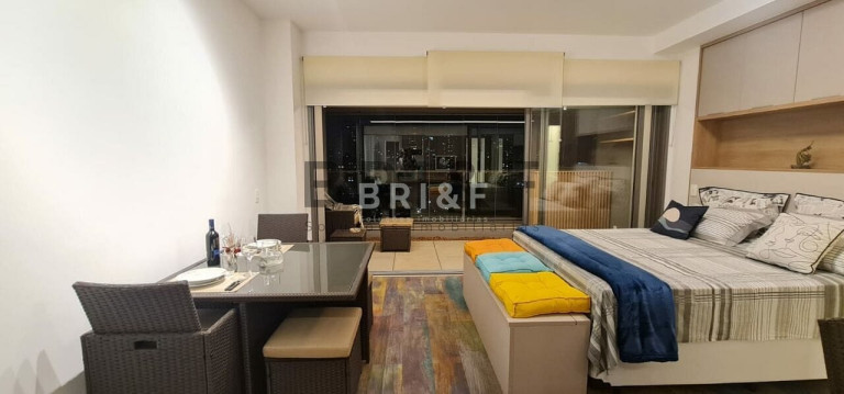 Imagem Apartamento com 1 Quarto para Alugar, 40 m² em Brooklin - São Paulo Imagem Apartamento com 1 Quarto para Alugar, 40 m² em Brooklin - São Paulo