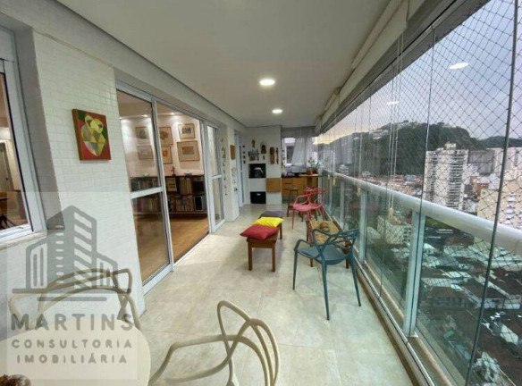 Foto do imóvel Apartamento com 3 Quartos à Venda, 136 m² em Pompéia - Santos