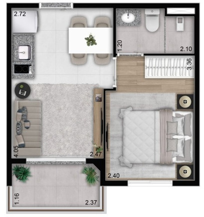 Imagem Apartamento com 1 Quarto à Venda, 27 m² em Perdizes - São Paulo