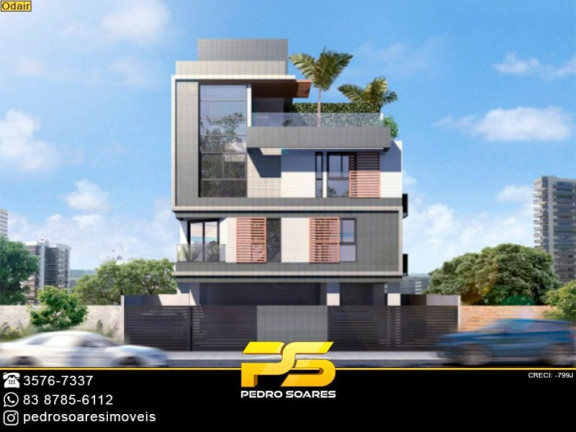 Apartamento com 1 Quarto à Venda, 46 m² em Bancários - João Pessoa