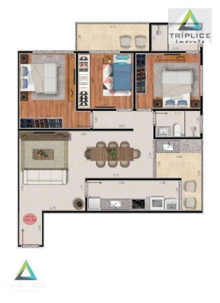 Imagem Cobertura com 3 Quartos à Venda, 148 m² em Bairu - Juiz De Fora Imagem Cobertura com 3 Quartos à Venda, 148 m² em Bairu - Juiz De Fora