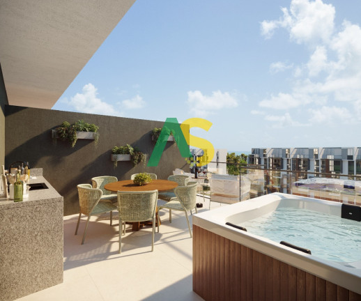 Imagem Flat com 1 Quarto à Venda, 43 m² em Praia Dos Carneiros - Tamandaré