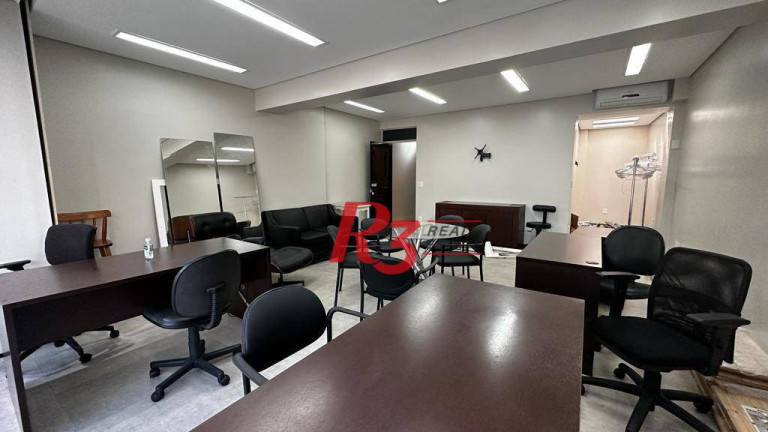 Imagem Sala Comercial para Alugar, 50 m² em Gonzaga - Santos