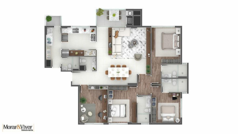 Imagem Cobertura com 3 Quartos à Venda, 250 m² em água Verde - Curitiba Imagem Cobertura com 3 Quartos à Venda, 250 m² em água Verde - Curitiba
