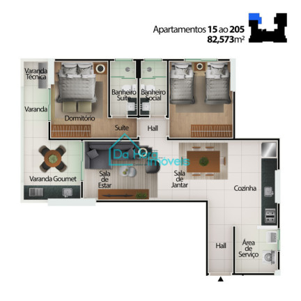 Imagem Apartamento com 2 Quartos à Venda, 82 m² em Centro - Mongaguá Imagem Apartamento com 2 Quartos à Venda, 82 m² em Centro - Mongaguá