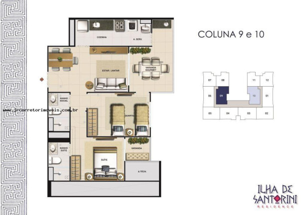 Imagem Apartamento com 3 Quartos à Venda, 98 m² em Praia Itaparica - Vila Velha Imagem Apartamento com 3 Quartos à Venda, 98 m² em Praia Itaparica - Vila Velha