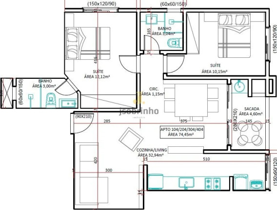 Imagem Apartamento com 3 Quartos à Venda, 75 m² em Bombas - Bombinhas Imagem Apartamento com 3 Quartos à Venda, 75 m² em Bombas - Bombinhas