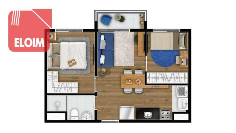 Imagem Apartamento com 2 Quartos à Venda, 42 m² em Barra Funda - São Paulo Imagem Apartamento com 2 Quartos à Venda, 42 m² em Barra Funda - São Paulo