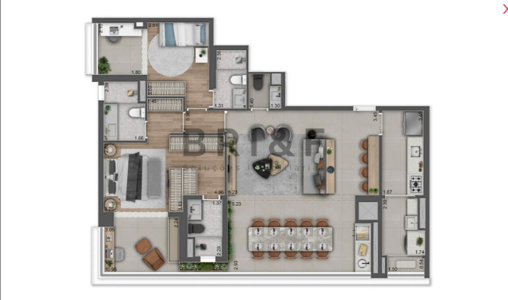 Imagem Apartamento com 3 Quartos à Venda, 118 m² em Brooklin - São Paulo Imagem Apartamento com 3 Quartos à Venda, 118 m² em Brooklin - São Paulo